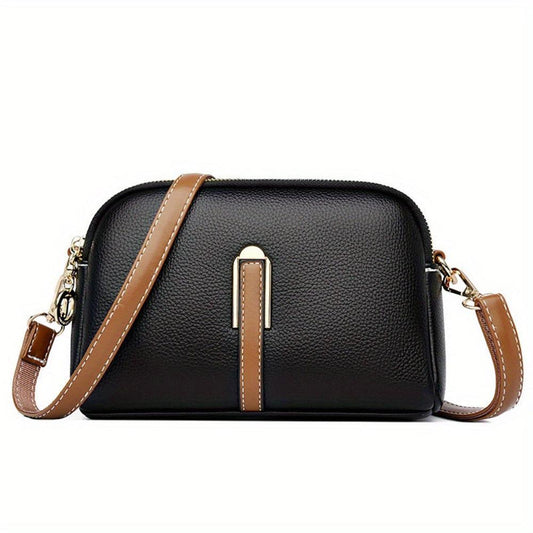 Torba crossbody Mila Litchi z wytłoczeniami