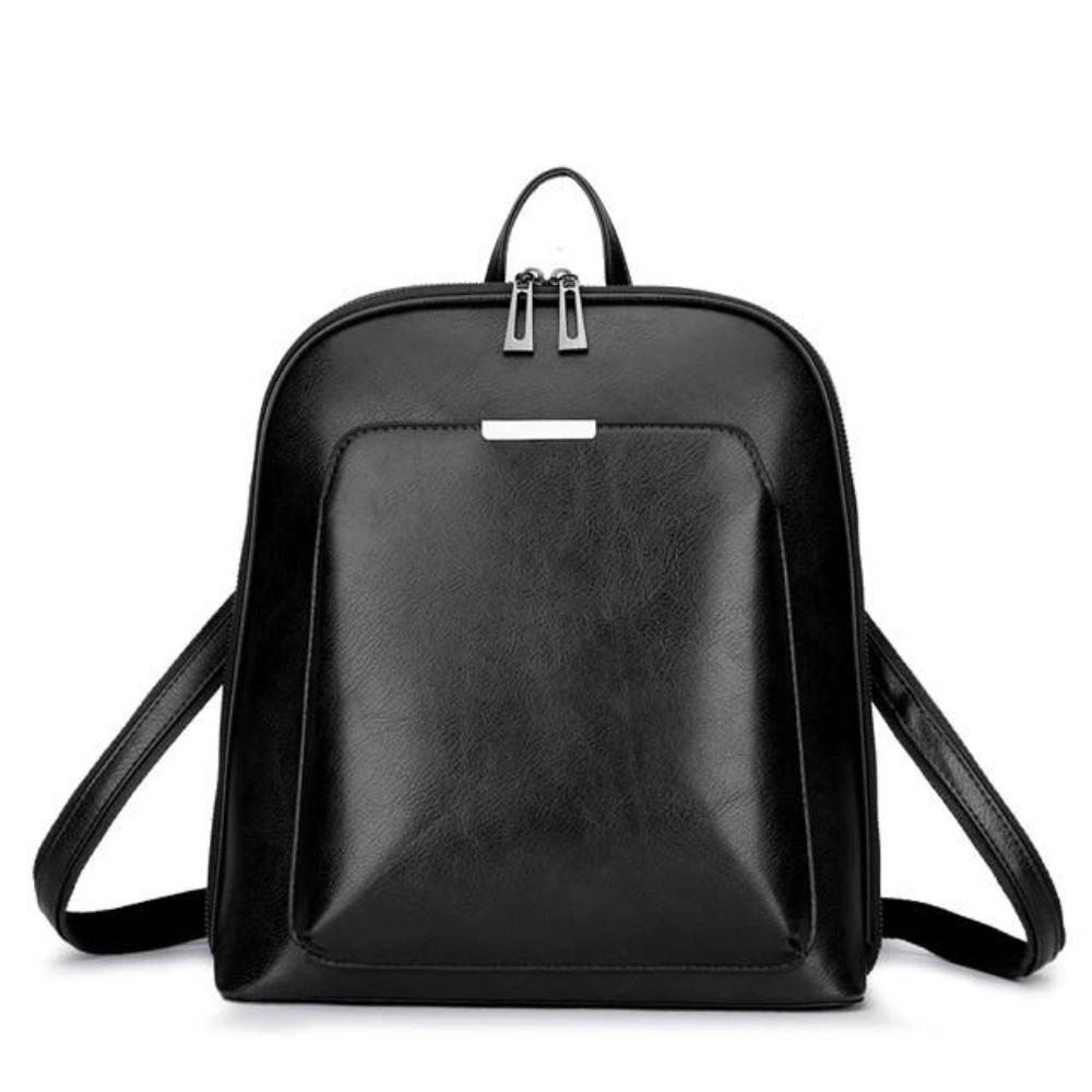 Klasyczny plecak z podwójnym zamkiem błyskawicznym – elegancki design