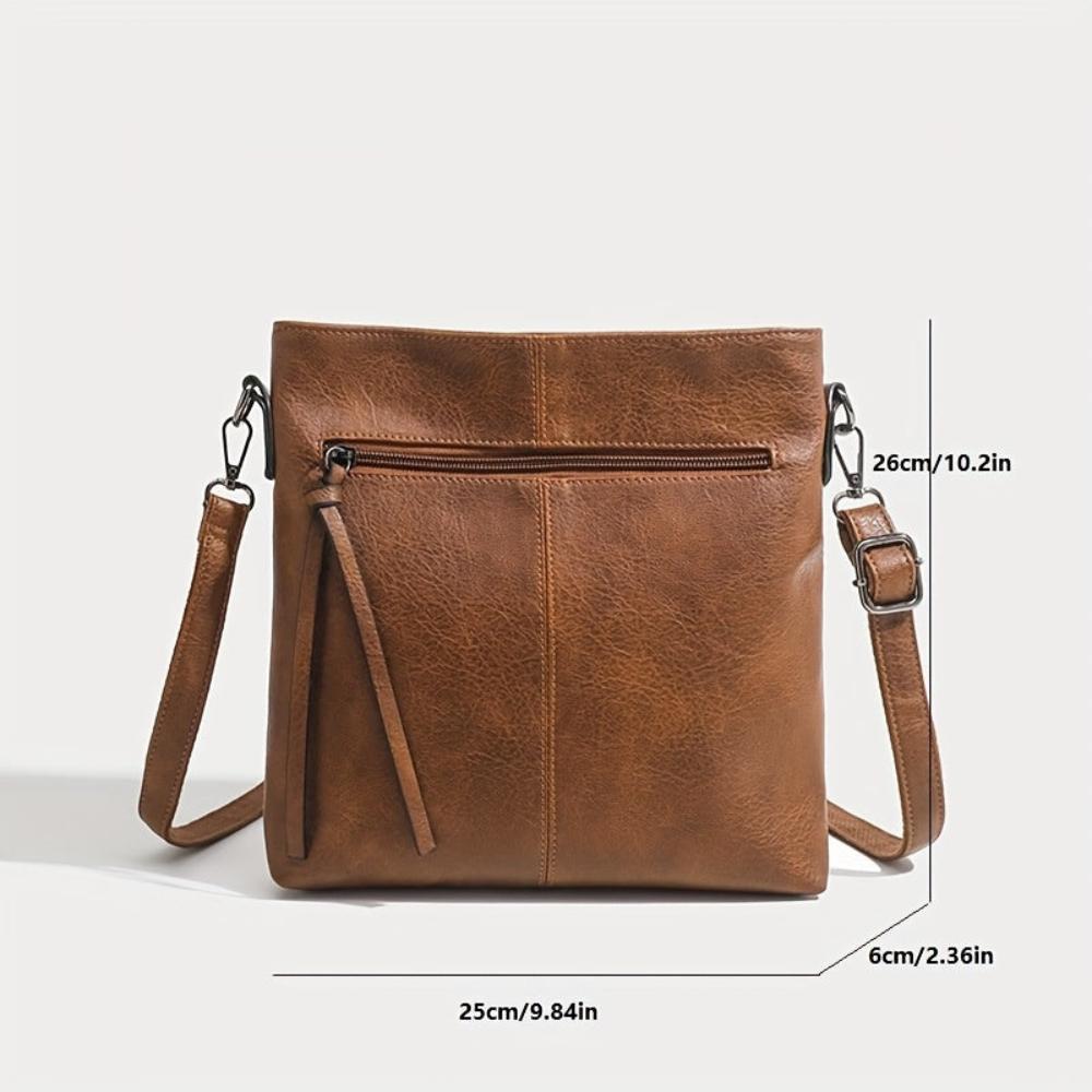 Lena Retro Torba crossbody z kwadratowym dnem