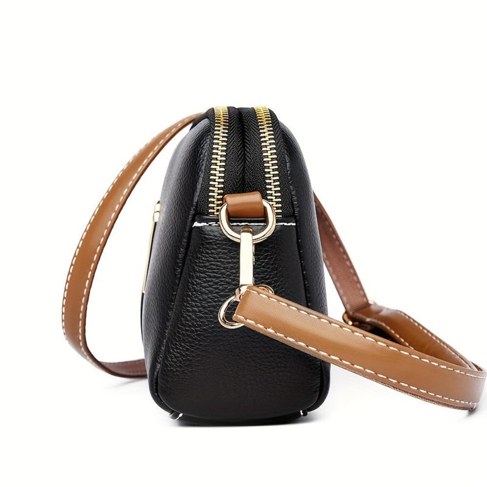 Torba crossbody Mila Litchi z wytłoczeniami