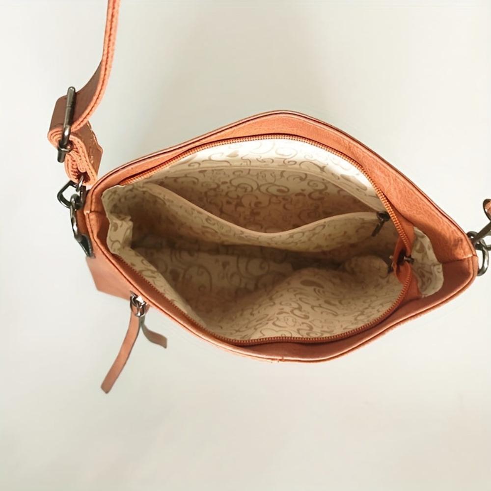 Lena Retro Torba crossbody z kwadratowym dnem