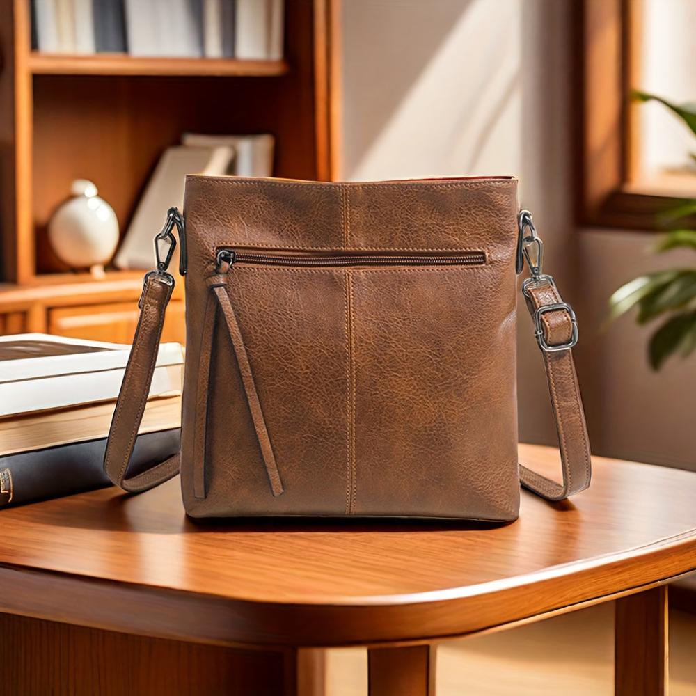Lena Retro Torba crossbody z kwadratowym dnem