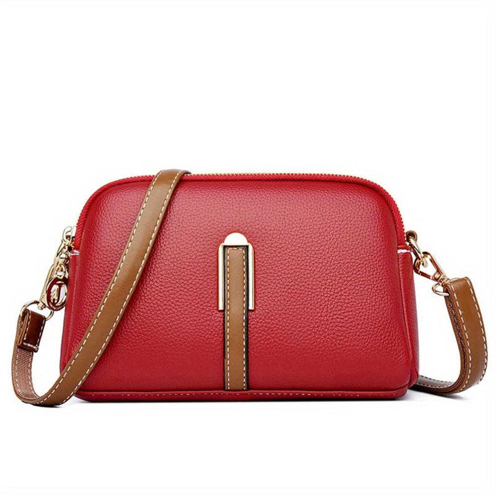 Torba crossbody Mila Litchi z wytłoczeniami