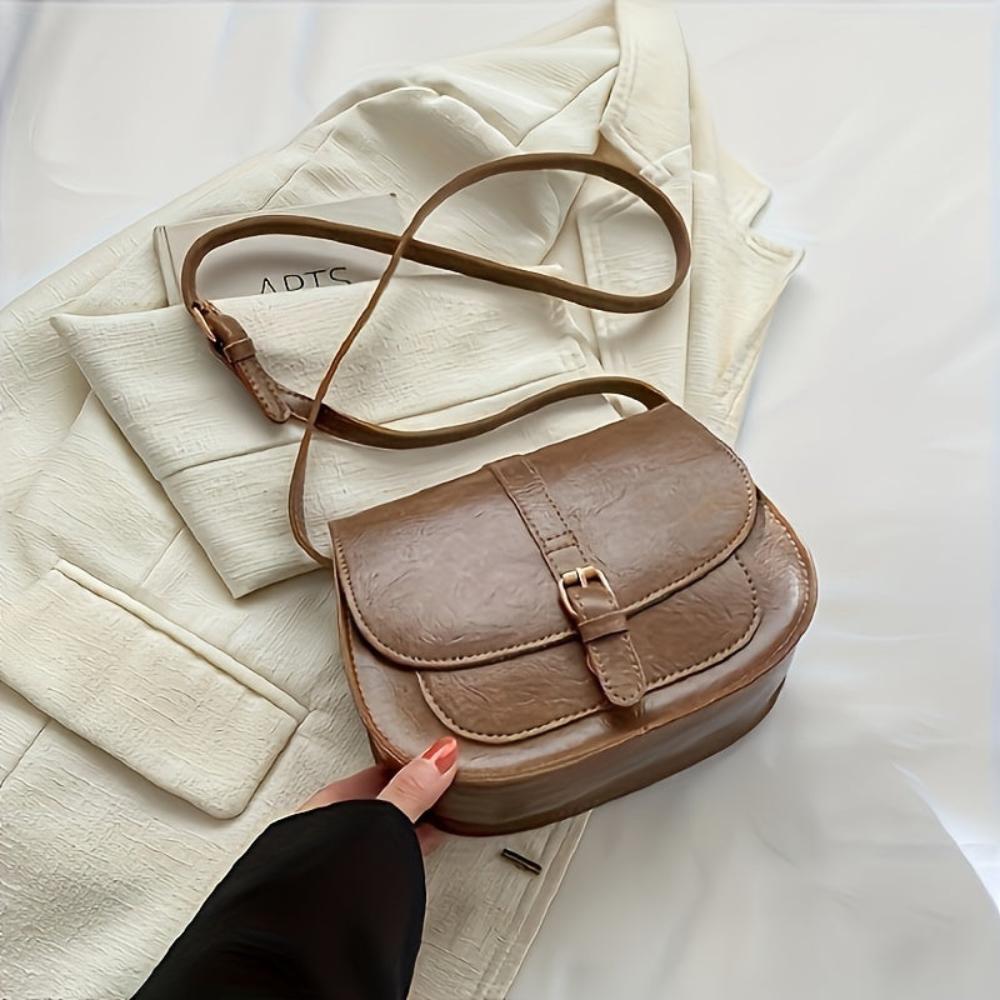 Evelyn Classic Saddle Crossbody Tasche