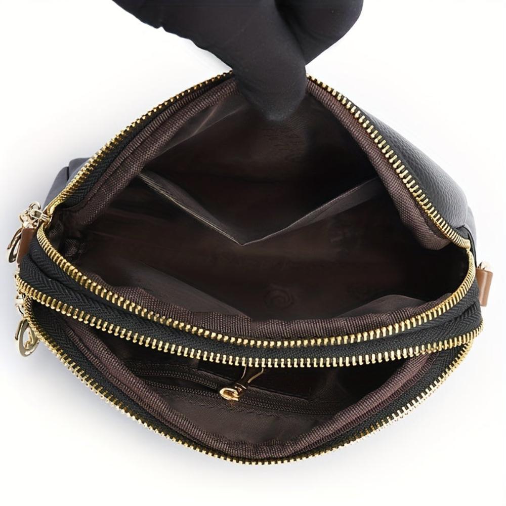 Torba crossbody Mila Litchi z wytłoczeniami