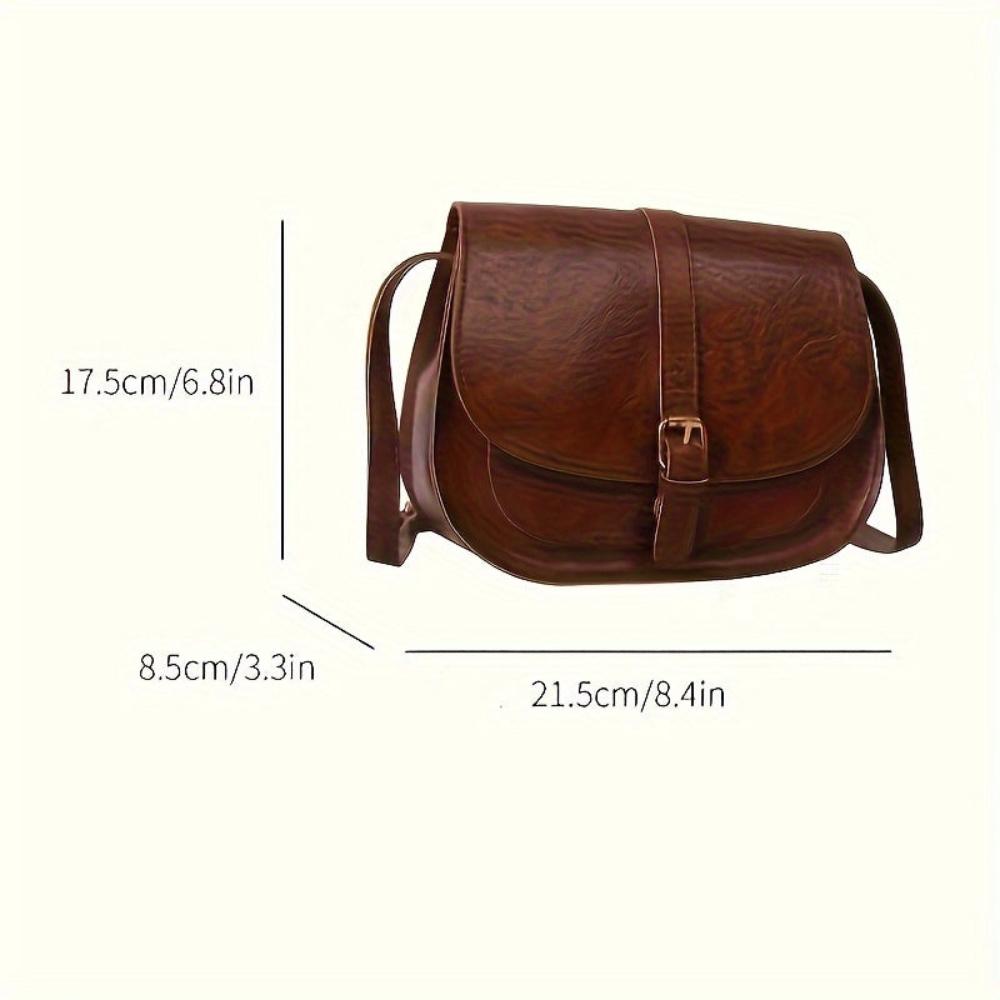 Evelyn Classic Saddle Crossbody Tasche