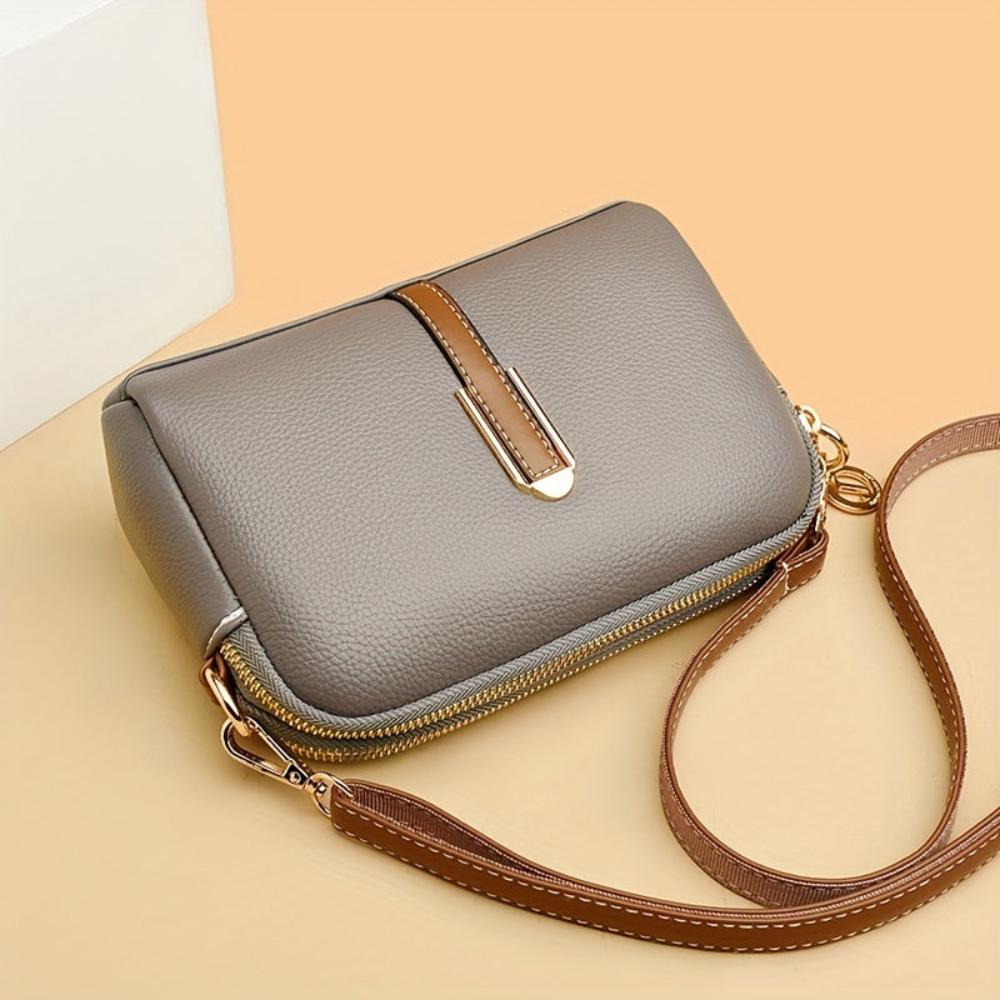 Torba crossbody Mila Litchi z wytłoczeniami