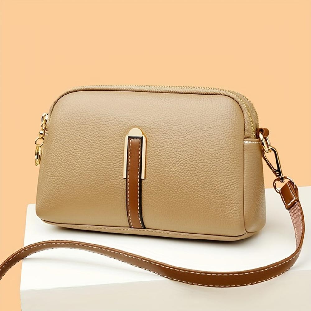 Torba crossbody Mila Litchi z wytłoczeniami