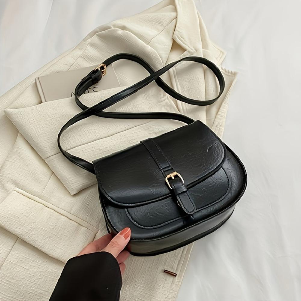 Evelyn Classic Saddle Crossbody Tasche