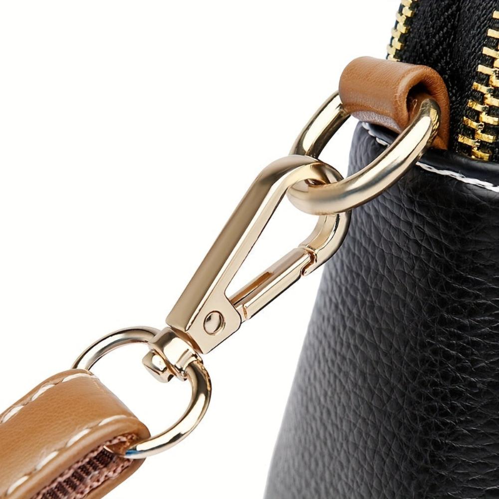 Torba crossbody Mila Litchi z wytłoczeniami