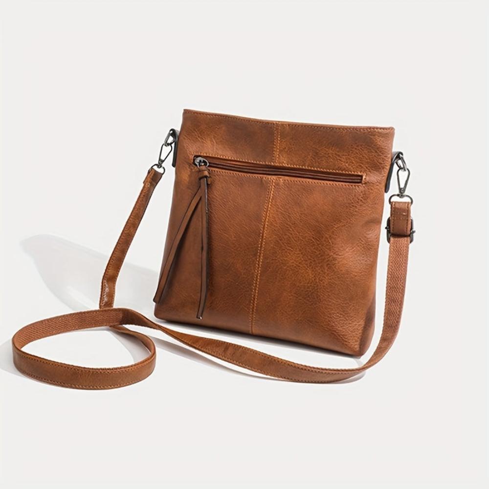 Lena Retro Torba crossbody z kwadratowym dnem