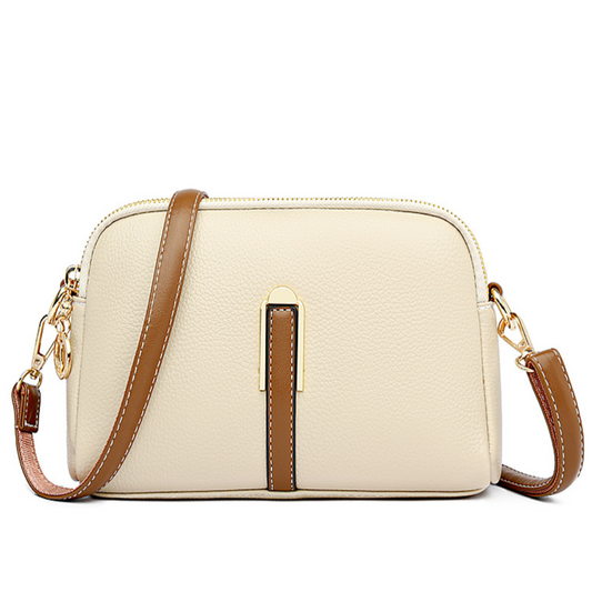 Torba crossbody Mila Litchi z wytłoczeniami